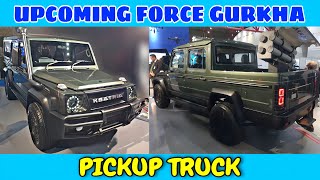 Force Gurkha pickup truck upcoming in India 🇮🇳 2024 [upl. by Innad]