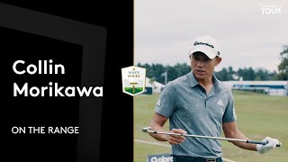 Collin Morikawa full range session in Scotland with Toptracer [upl. by Esila]