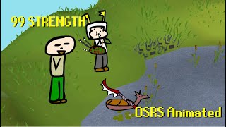 How It Feels to Hit 99 Strength Old School Runescape Animated [upl. by Emmanuel]