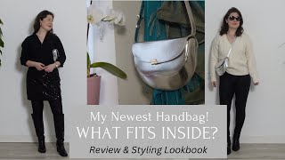 My Newest Handbag What fits review amp lookbook  ft Oleada “Echo” Handbag [upl. by Rhianna760]