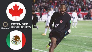 Canada vs Mexico Extended Highlights  CONCACAF WCQ  CBS Sports Golazo [upl. by Atazroglam11]