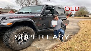 How to Change The Cabin Air Filter in A Jeep JL Wrangler [upl. by Fablan]