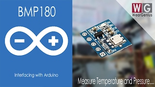 BMP180 I2C TempPressure sensor Interfacing in details  Arduino [upl. by Zhang508]