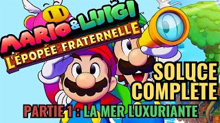 Soluce Mario et Luigi Lépopée fraternelle  La mer Luxuriante partie 1 [upl. by Gelya]