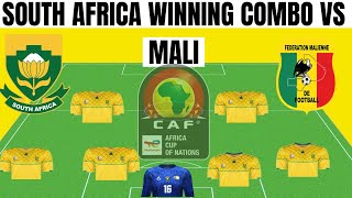 BAFANA BAFANA AFCON SQUAD VS MALI PREDICTION STARTING XI [upl. by Les91]