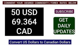 Cad to Usd Oanda [upl. by Akinyt]