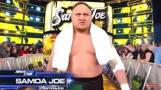 Samoa Joe Entrance Smackdown LiveJoe Chants  17 April 2018 [upl. by Drofwarc]