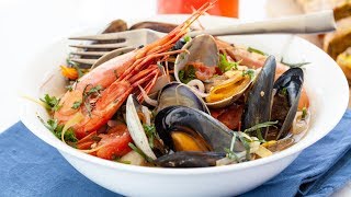 How to Make an Italian Fish Soup  Seafood Soup Recipe  Zuppa Di Pesce [upl. by Gamaliel]