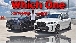 2025 BMW X5 Xdrive40i vs X5 m60i Which One is Better  All Specs ampTest Drive [upl. by Eitsyrk]