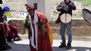 Dev Gur traditional old Dance  Cultural Music of Kibber Lahaul Spiti Himachal Pradesh IIनौदेथलII [upl. by Finah]