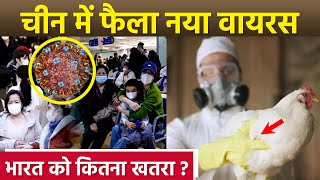 China New Virus H9N2 से India में कितना खतरा क्या है H9N2 Symptoms और Precautions  WHO Alert [upl. by Bore]