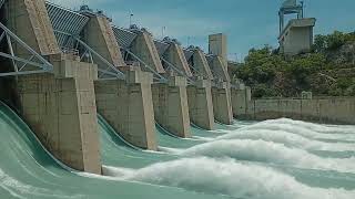 Tarbela Dam Spillways Operation today [upl. by Telford]