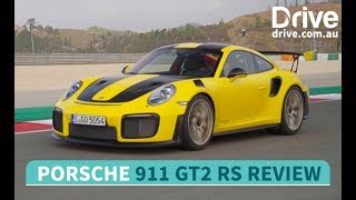 2017 Porsche 911 GT2 RS Review  Drivecomau [upl. by Agnot538]