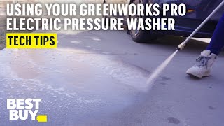 How to use the Greenworks Pro Electric Pressure Washer [upl. by Hilda764]