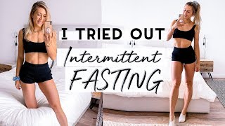 I Tried Out Intermittent Fasting for 7 Days [upl. by Edin262]