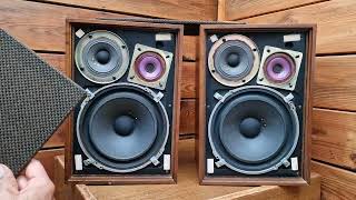 Wharfedale Denton 3 Speakers from 1972 [upl. by Beall380]