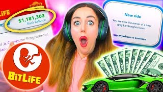 💸💰MILLIONAIRE IN FIRST EVER GAME💰💸 Bitlife 1 [upl. by Souza]