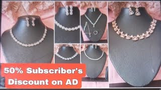 American Diamond jewellery collection  s37 [upl. by Attenauqa]