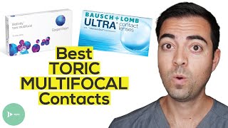 Best Contact Lenses for Astigmatism and Presbyopia  Best Toric Multifocal Contacts [upl. by Nnair]