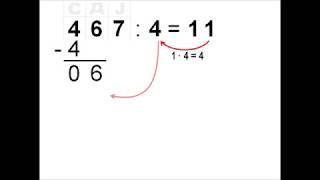 Deljenje trocifrenog broja jednocifrenim brojem sa ostatkom [upl. by Henriques]