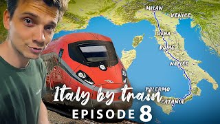 1400km Train Travel across Italy in ONE day BehindTheScenes ep8 [upl. by Irtimid806]