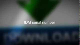 IDM Serial Number  Download IDM Serial Number [upl. by Latreshia]