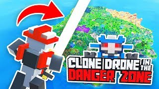 NEW BATTLE ROYALE WITH ROBOTS Clone Drone in the Danger Zone Last Bot Standing Funny Gameplay [upl. by Trinatte]