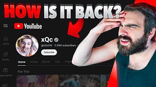 YouTube TAKES DOWN XQCand Then Brings Him Back  The Rambles Podcast [upl. by Meingolda]