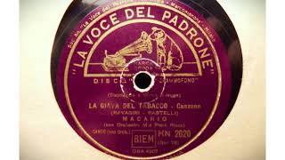 Macario and Piero Rizza Orchestra  La giava del tabacco Italy 1942 [upl. by Feriga]