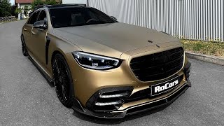 2023 Mercedes S 580 Long Manufaktur in Kalahari Gold Magno by MANSORY [upl. by Nuhs]