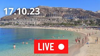 🔴🌞 LIVE Amadores Beach Gran Canaria October 17 2023 Weather Today [upl. by Miahc]