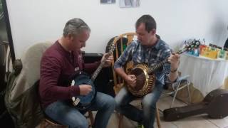 Brian Friel and Marcus Moloney playing Emerald banjos  Ennis Fleadh [upl. by Sharline746]