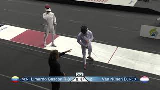 2022 385 T64 28 M E Individual Bern SUI WC RED VAN NUNEN NED vs LIMARDO GASCON VEN [upl. by Mellar]