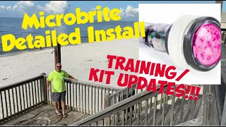 Microbrite Light Detailed Install  ICF Training and Kit Updates [upl. by Kirtley]