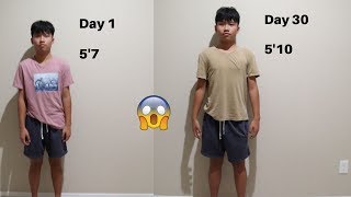 I Stretched For 30 Days To Grow Taller IT WORKS [upl. by Ettigirb]