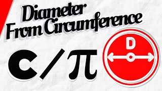 How to Find the Diameter of a Circle from Circumference [upl. by Frick228]