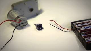 How to use a switch to drive a DC motor forwards and backwards [upl. by Cathrine]