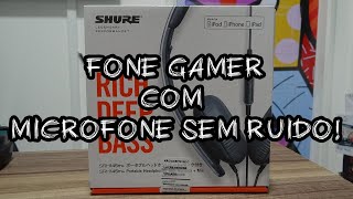 Headset Fone Ouvido Shure 145M Com Fio Stereo Microfone P2 P3 Gamer [upl. by Eselehs]