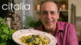 Gennaro Contaldos Orecchiette Pasta with Turnip Tops Recipe  Citalia [upl. by Nonnahsed351]