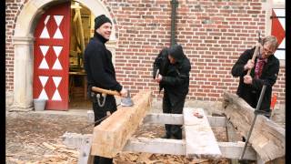 Seminar Historische Holzbearbeitung auf Schloss Raesfeld Restaurator im Handwerk [upl. by Dodson]