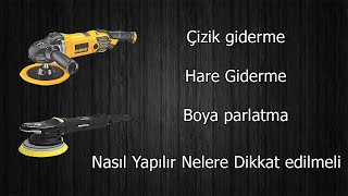 Adana Detailing  Çizik Giderme Hare Giderme ve Boya Parlatma Nasıl Yapılır [upl. by Niwhsa]