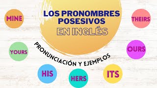 Pronombres Posesivos en Inglés Con Ejemplos  Possessive Pronouns [upl. by Anidem310]