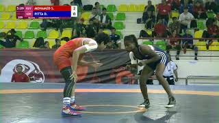 Round 5 WW  53 kg S MOHAMED EGY v D PITTA CIV [upl. by Junette]