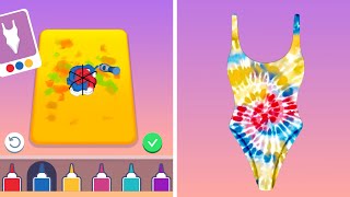 Tie Dye  All Levels Gameplay Android iOS [upl. by Ethban]