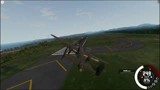 B25 Mitchell flight in BeamNGdrive [upl. by Zacarias]