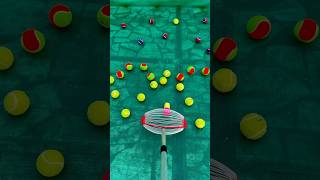 Tennis Ball Scoop Pro Collect with Ease smalleyes games smallball sportsequipment funny [upl. by Alletsyrc703]