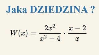 Dziedzina i skracania wyrażenia  zadanie z informatora CKE 2025 [upl. by Navert]