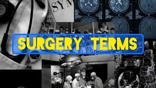 Surgery terms ectomy amp tomeotome  5Minute MediConcept [upl. by Lewej251]