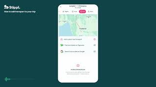 How to Add Transport to Your Itinerary  Stippl Travel App Tutorial [upl. by Mckinney]