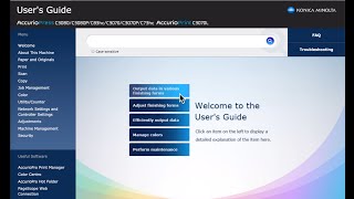 AccurioPress Users Guide [upl. by Einaeg]